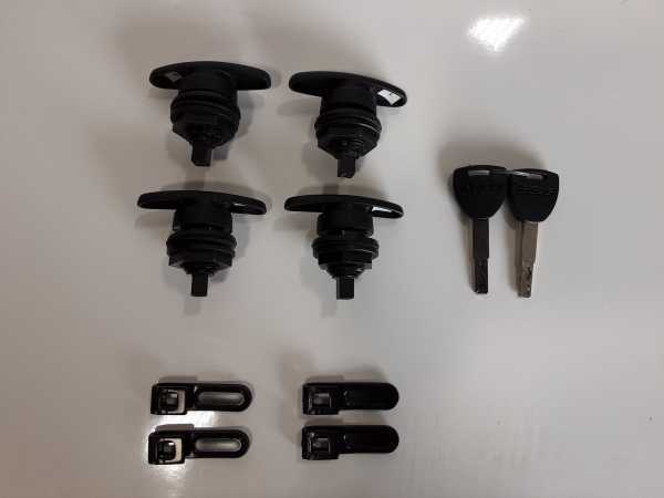 Side Opening Door Handles And Locks (Set Of 4)