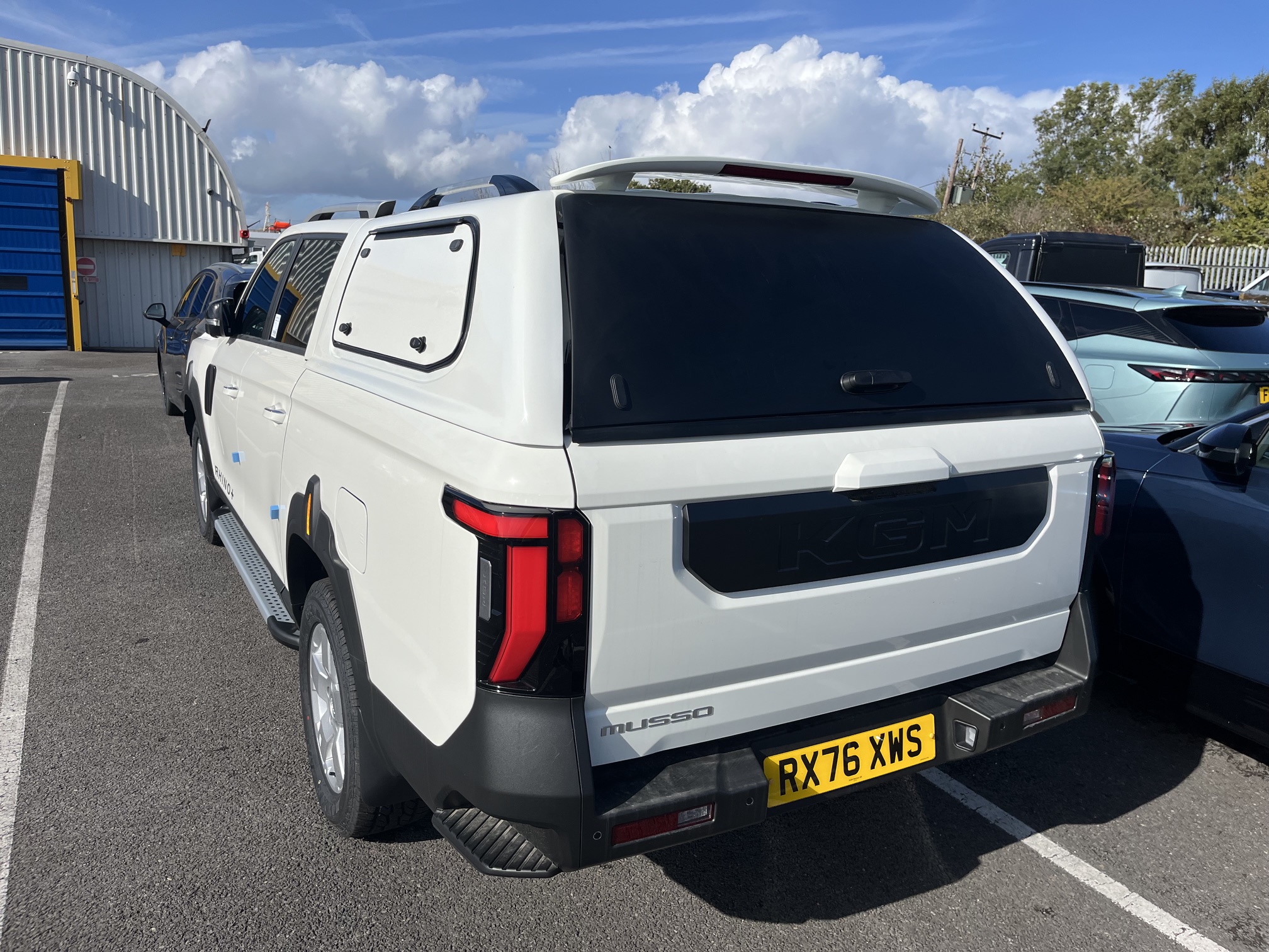 KGM Musso Q270 (19-26) Fleet Canopy Top with Solid Gull wing opening, Solid rear door SWB